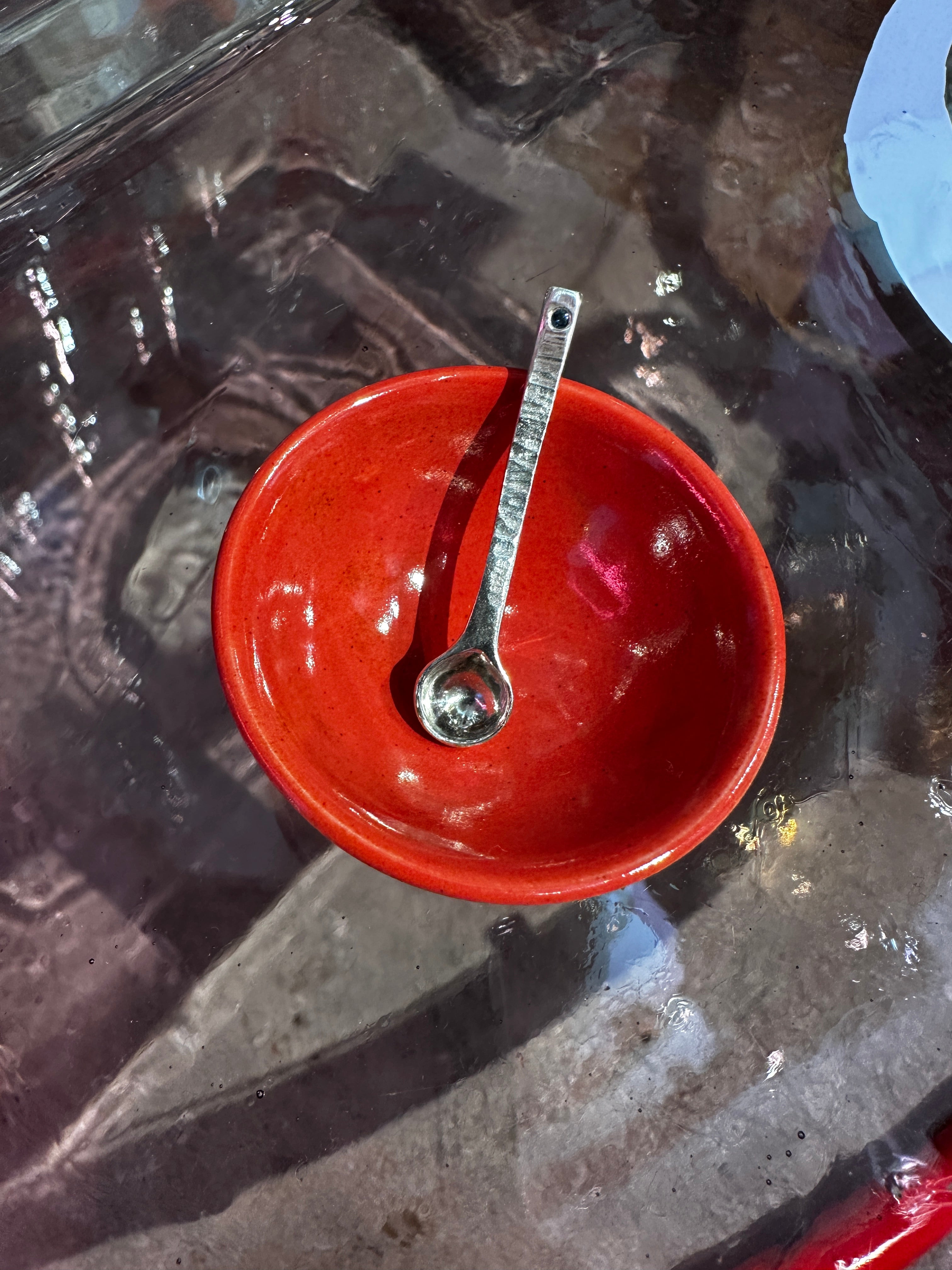 Jewelry for Salt Set, sapphire, Shala Rothenberg Studio x Lauren Miller Rogen Ceramics