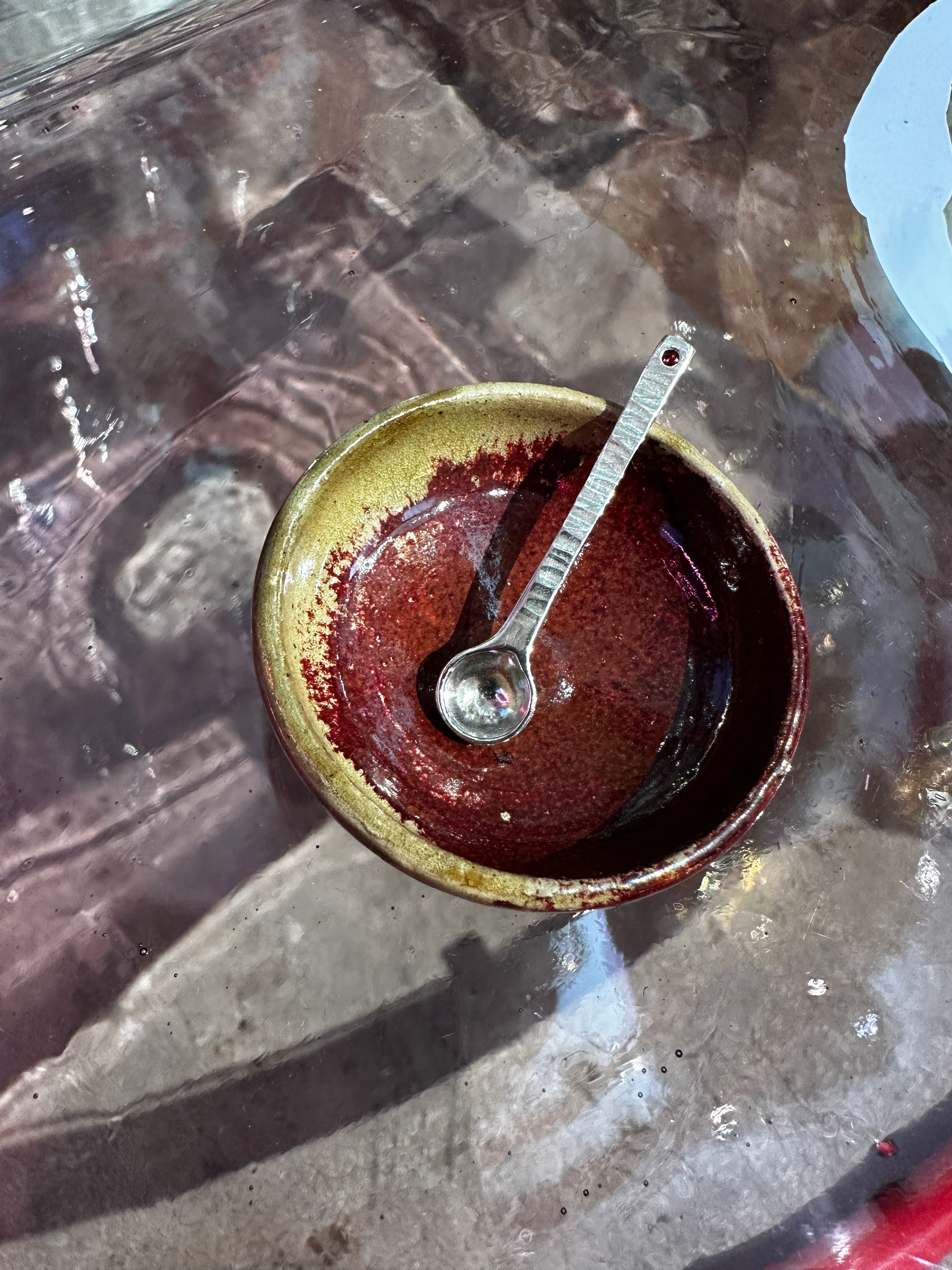 Jewelry for Salt Set, garnet, Shala Rothenberg Studio x Lauren Miller Rogen Ceramics